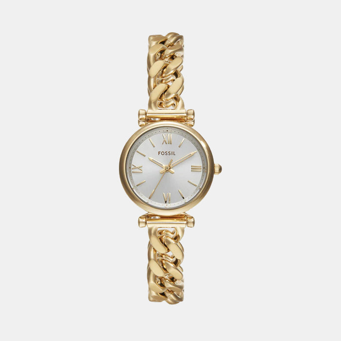 Fossil Round Silver Analog watch