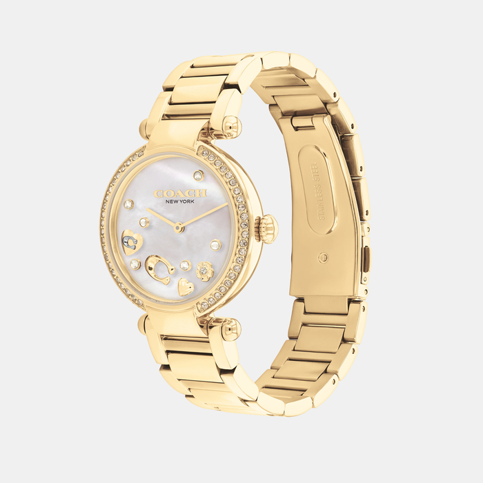 Coach 34 mm Round Quartz watch