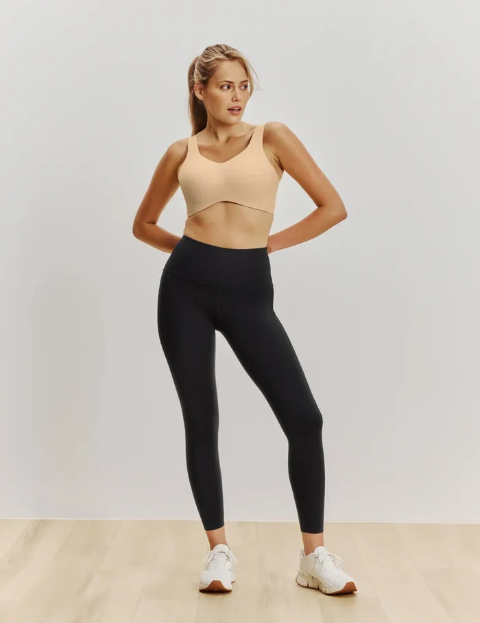 | Front view of model highlighting the coverage and fit | Warm Sand