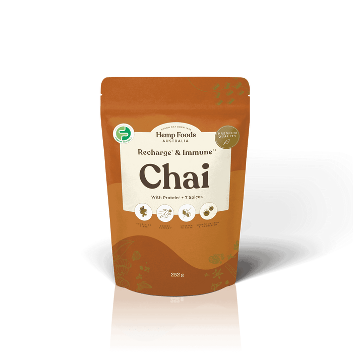 Chai Recharge & Immunity Blend - 252g - Hemp Foods Australia
