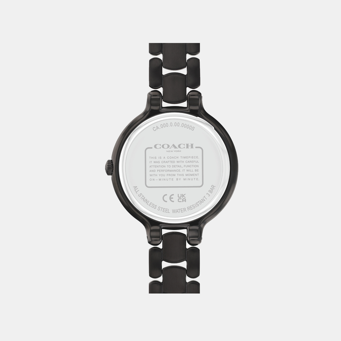 Coach Women Round Black watch