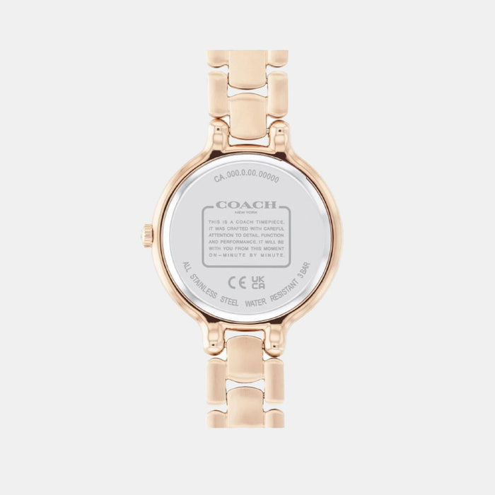 Coach Women Round Rose Gold watch