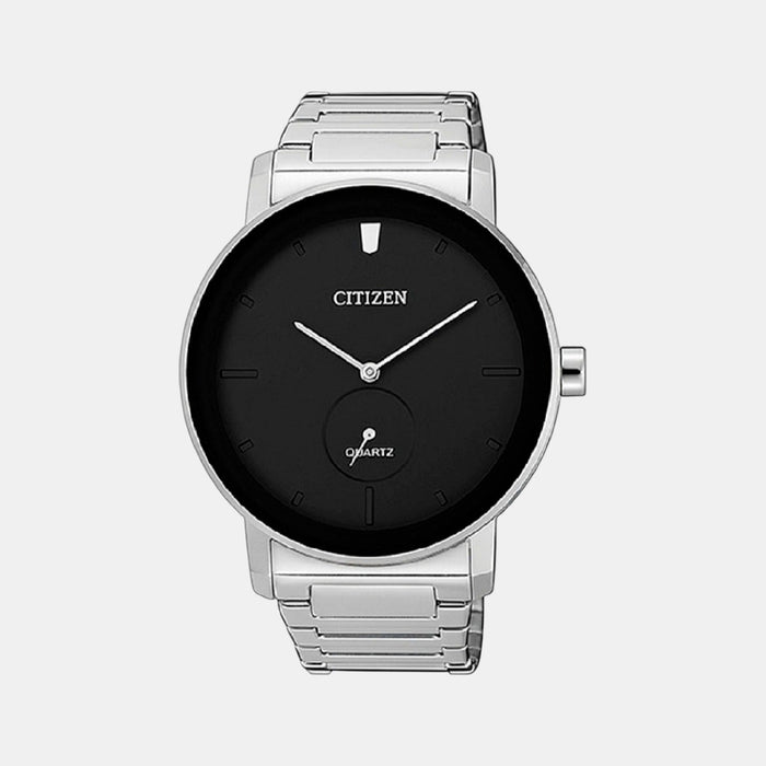 Citizen X Men Quartz Black Dial Analog Stainless Steel Watch BE9180-52E