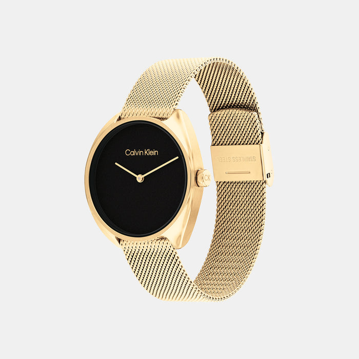 Calvin Klein Women Round Black watch