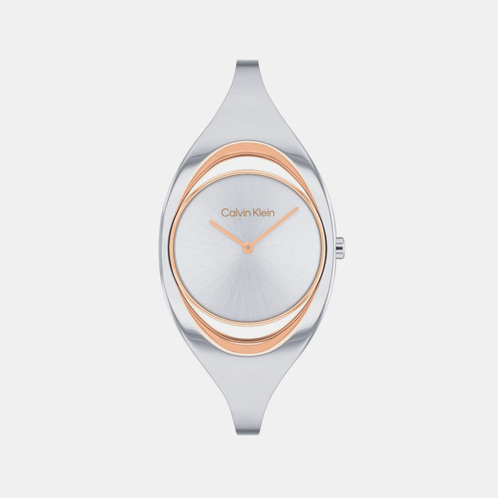 Calvin Klein Round Silver Analog watch