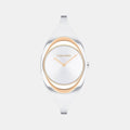 Ck Elation Women Quartz Silver Dial Analog Stainless Steel Watch 25200424