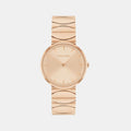 Calvin Klein Round Carnation Gold Analog watch