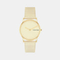 Calvin Klein Round Light Gold Analog watch