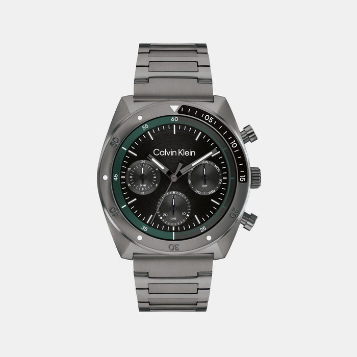 Calvin Klein Tonneau Black Multi-Function watch