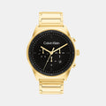 Calvin Klein Round Black Chronograph watch