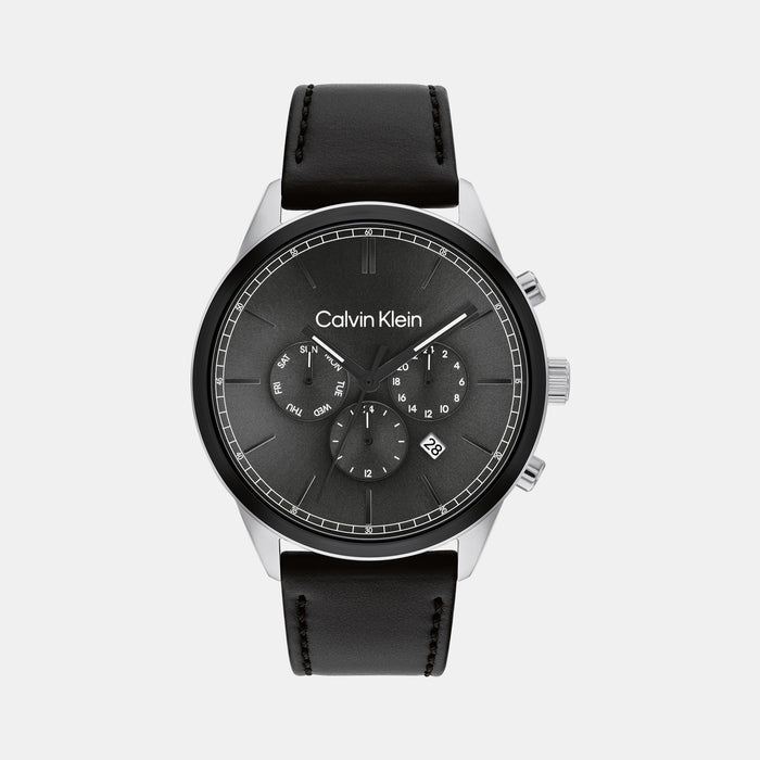 Calvin Klein Round Grey Chronograph watch