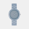 Ck Pure Women Quartz Blue Dial Analog Ceramic Watch 25100074