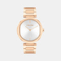Ck Sensation Women Quartz Silver Dial Analog Stainless Steel Watch 25200253