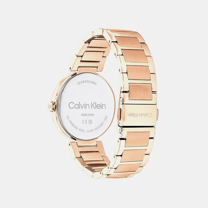 Ck Sensation Women Quartz Silver Dial Analog Stainless Steel Watch 25200253