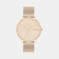 Calvin Klein Round Gold Analog watch