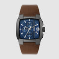Diesel Square Blue Chronograph watch