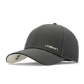 The angled view of the melin Vintage Fit Compass Hydro hat in faded black