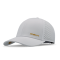 The front, angled view of the melin Compass Hydro  Vintage Fit in  White / Gum