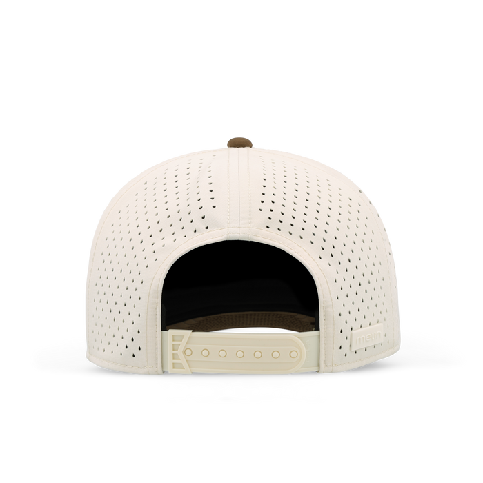 The back view of the melin Compass Hydro  Vintage Fit in  Yellow Jacket