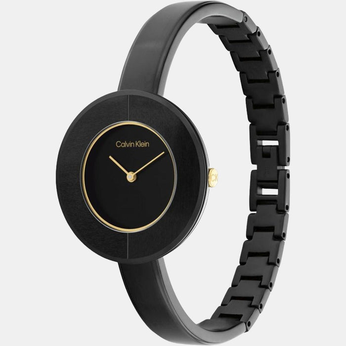 Calvin Klein Women Round Black watch