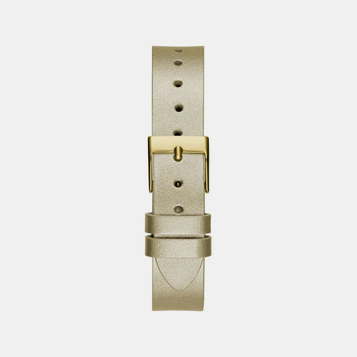 Guess Women Round Champagne watch