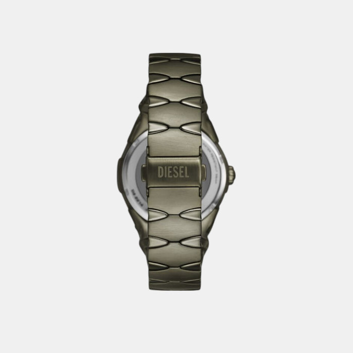 D-Sruptor Men Quartz Silver Dial Analog Stainless Steel Watch DZ2215
