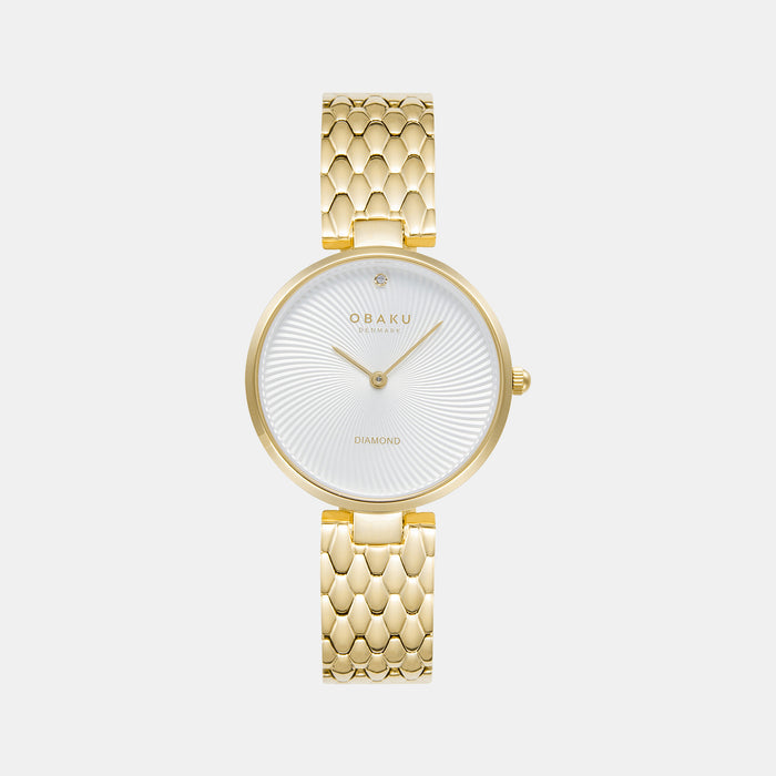 Obaku Round Silver Analog watch