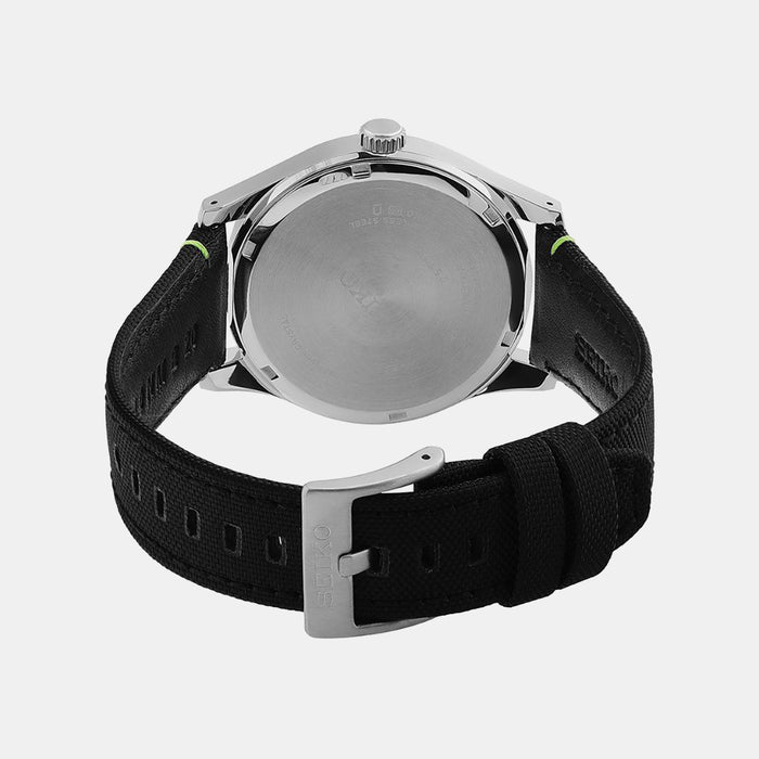 Dress Men Quartz Black Dial Analog Stainless Steel Watch SUR517P1