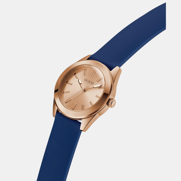 Dress Women Quartz Pink Dial Analog Silicone Watch Gw0855L1