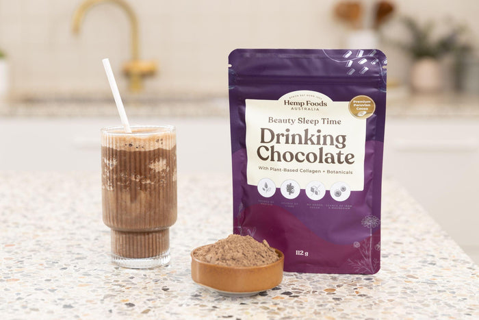 Drinking Chocolate Beauty & Sleep Blend - 112g - Hemp Foods Australia