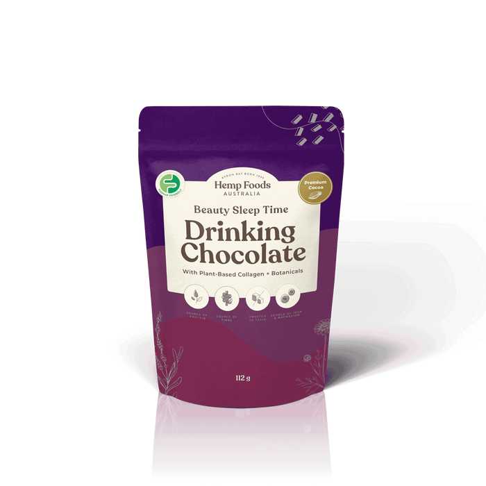 Drinking Chocolate Beauty & Sleep Blend - 112g - Hemp Foods Australia
