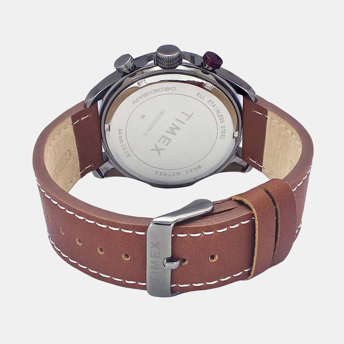 Timex Men Round Silver watch