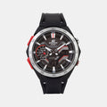 Edifice Men Quartz Black Dial Analog-Digital Resin Watch ED591