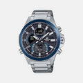 Edifice Men Quartz Black Dial Analog-Digital Resin Watch ED606