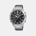 Edifice Men Quartz Black Dial Analog-Digital Stainless Steel Watch ED624