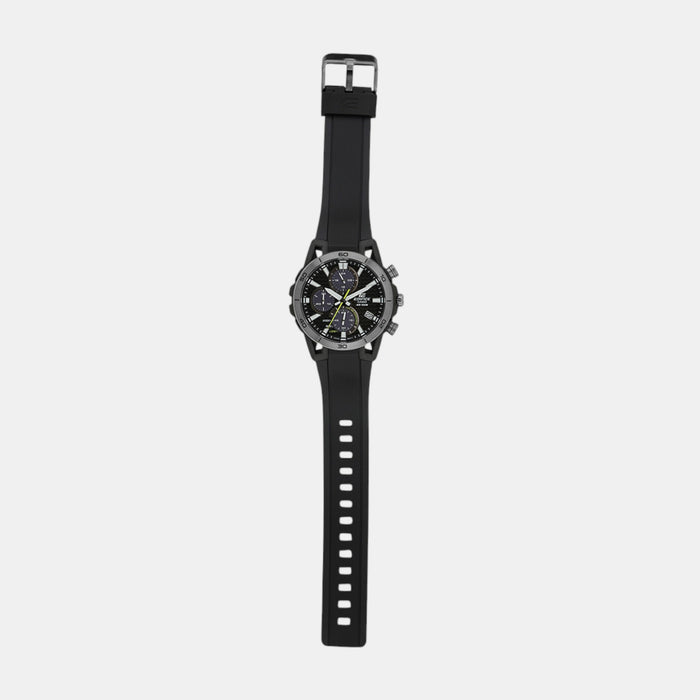 Edifice Men Quartz Black Dial Chronograph Resin Watch ED630