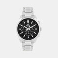 Edifice Men Quartz Black Dial Chronograph Stainless Steel Watch ED596