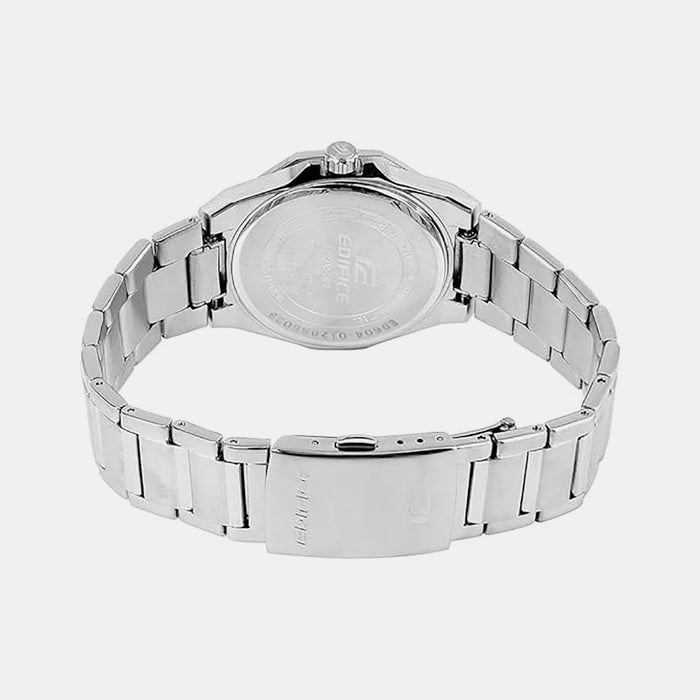 Edifice Men Quartz Blue Dial Analog Stainless Steel Watch ED604