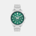 Edifice Men Quartz Green Dial Chronograph Stainless Steel Watch ED598
