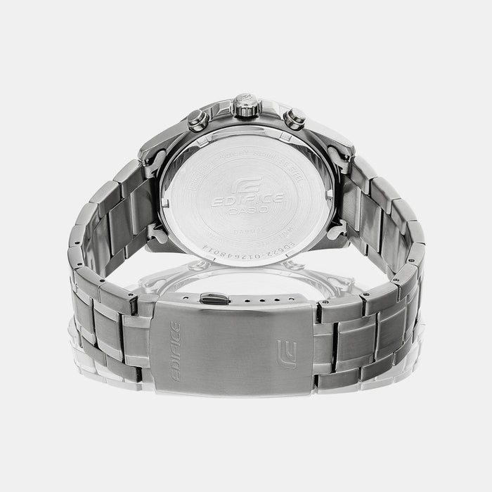 Edifice Men Quartz Grey Dial Chronograph Stainless Steel Watch ED622