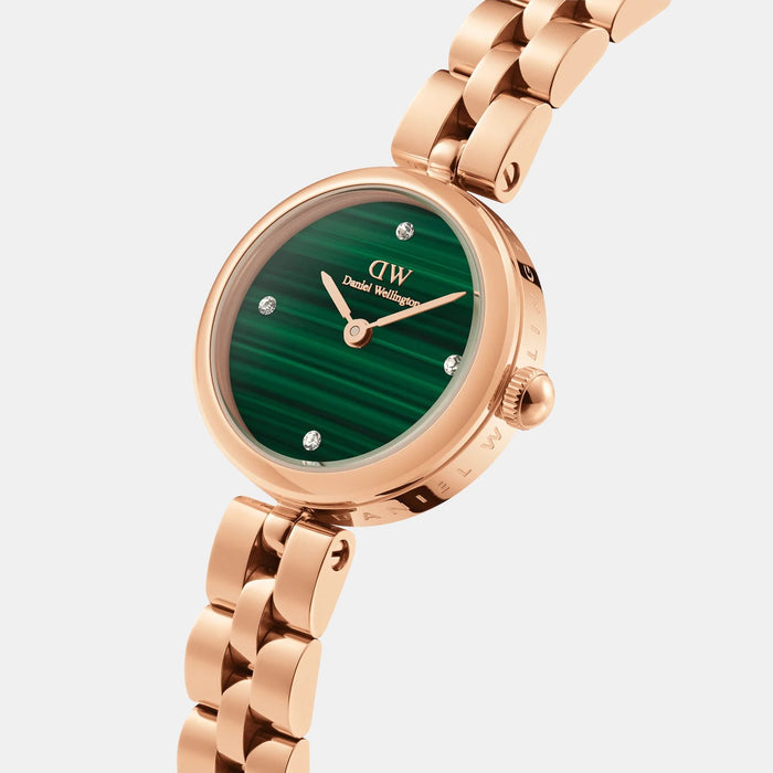 Elan Women Quartz Green Dial Analog Stainless Steel Watch DW00100721K