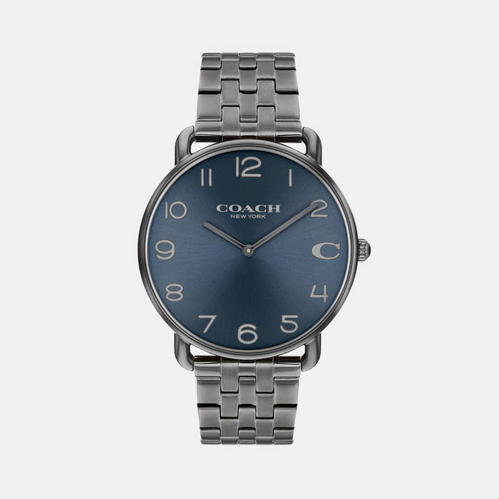 Coach Round Blue Analog watch
