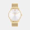 Elliot Women Quartz Silver Dial Analog Mesh Watch 14504208