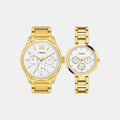 Timex Round Silver Chronograph watch