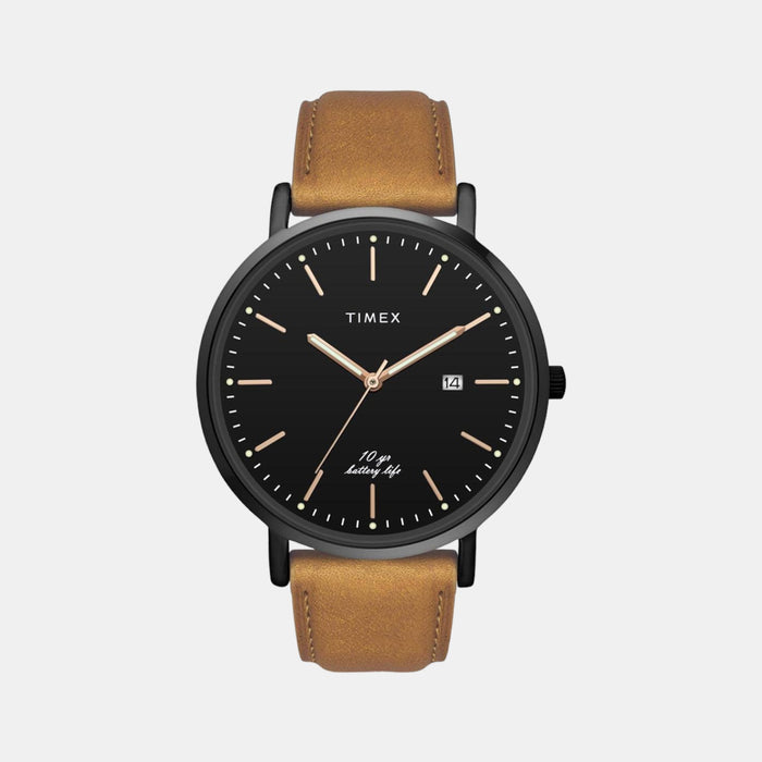 Timex Round Black Analog watch