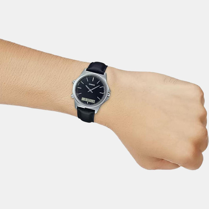Casio Leather White watch