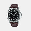 Enticer Men Quartz Black Dial Analog Leather Watch A1370