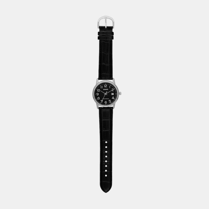 Enticer Men Quartz Black Dial Analog Leather Watch A2315