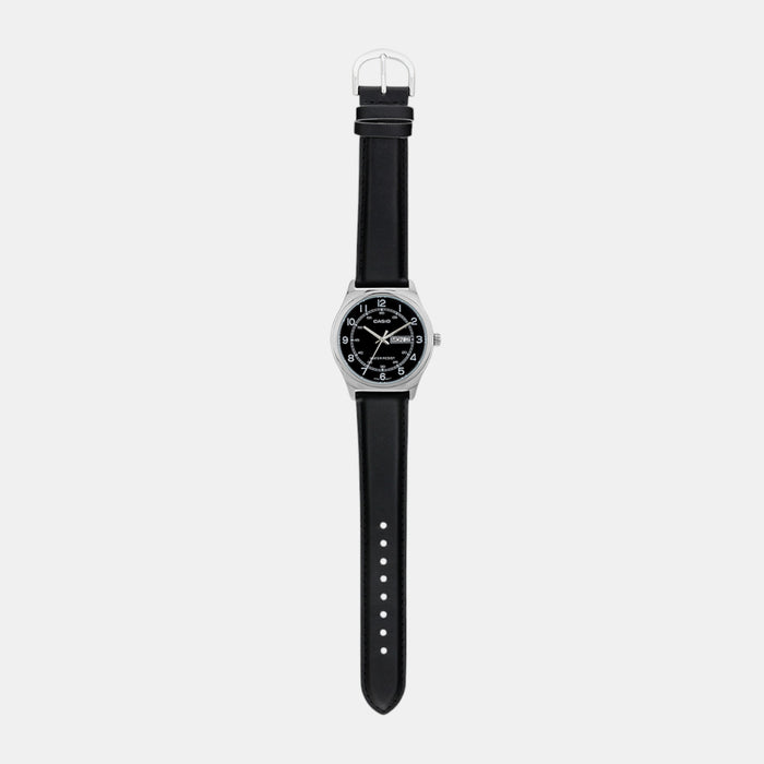 Enticer Men Quartz Black Dial Analog Leather Watch A2317