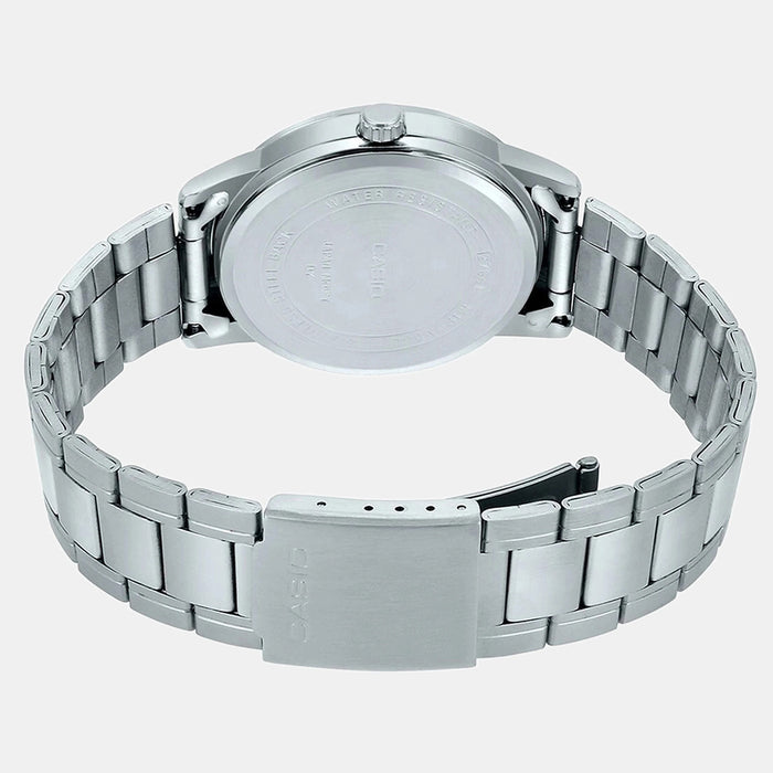 Enticer Men Quartz Black Dial Analog Stainless Steel Watch A1668